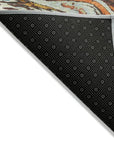 LOOMLAN Rugs Malika Brown Washable Indoor-Outdoor Rug