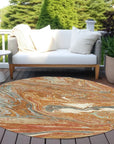 LOOMLAN Rugs Malika Paprika Washable Indoor-Outdoor Rug