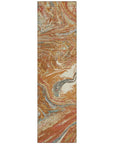LOOMLAN Rugs Malika Paprika Washable Indoor-Outdoor Rug