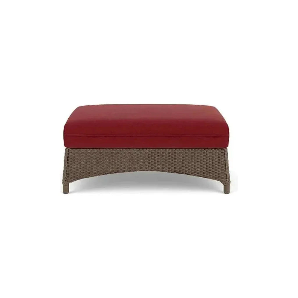Lloyd Flanders Mandalay Large Ottoman Premium Wicker Furniture