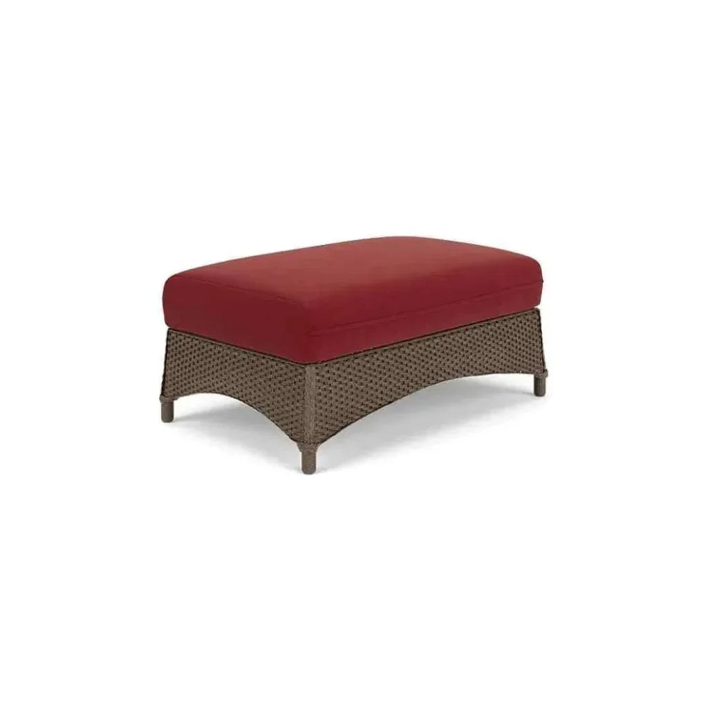 Lloyd Flanders Mandalay Large Ottoman Premium Wicker Furniture