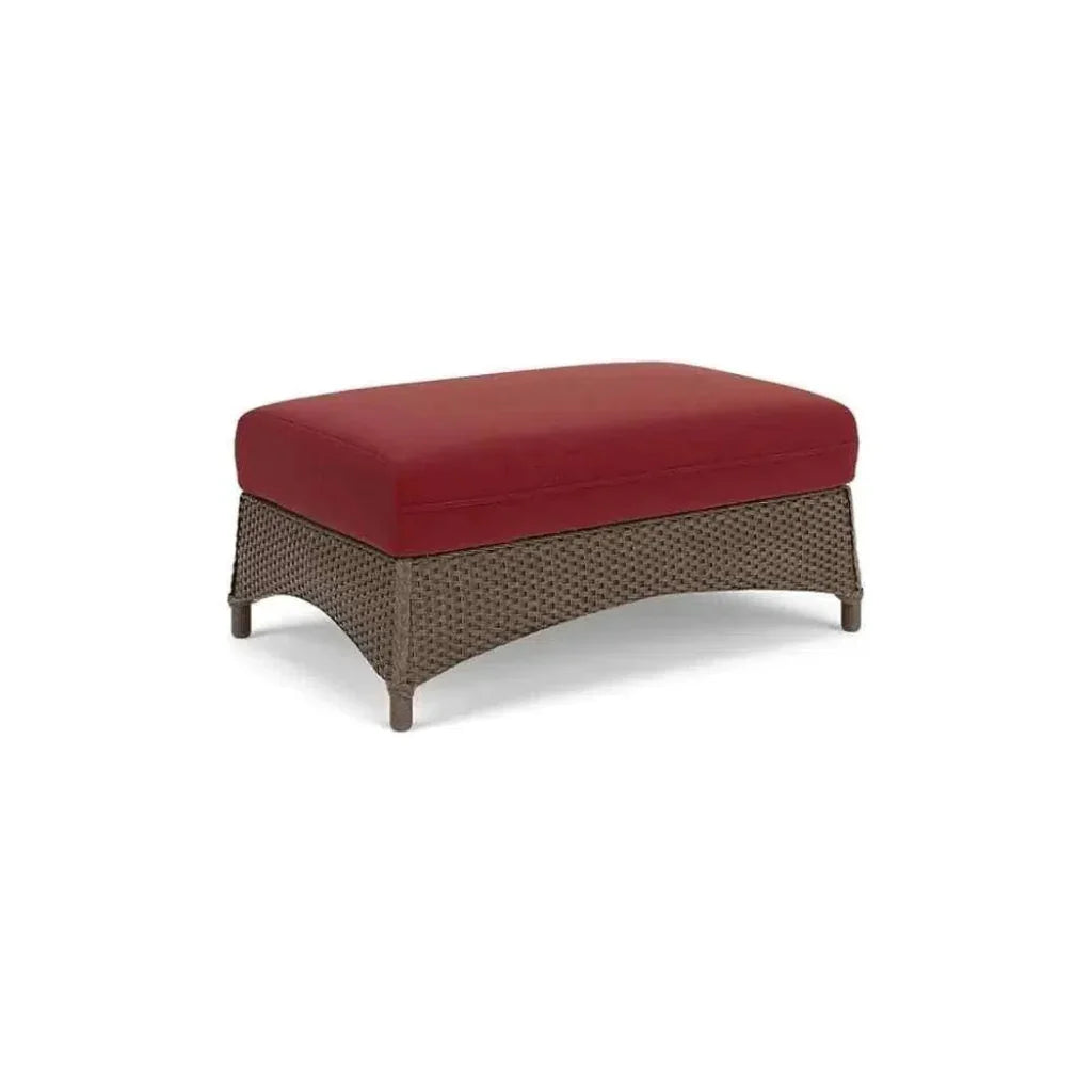 Lloyd Flanders Mandalay Large Ottoman Premium Wicker Furniture