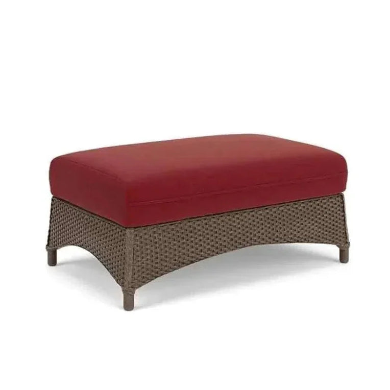 Lloyd Flanders Mandalay Large Ottoman Premium Wicker Furniture