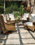 Mandalay Swivel Rocker Lounge Chair - LOOMLAN - Lloyd Flanders - Outdoor Lounge Chairs