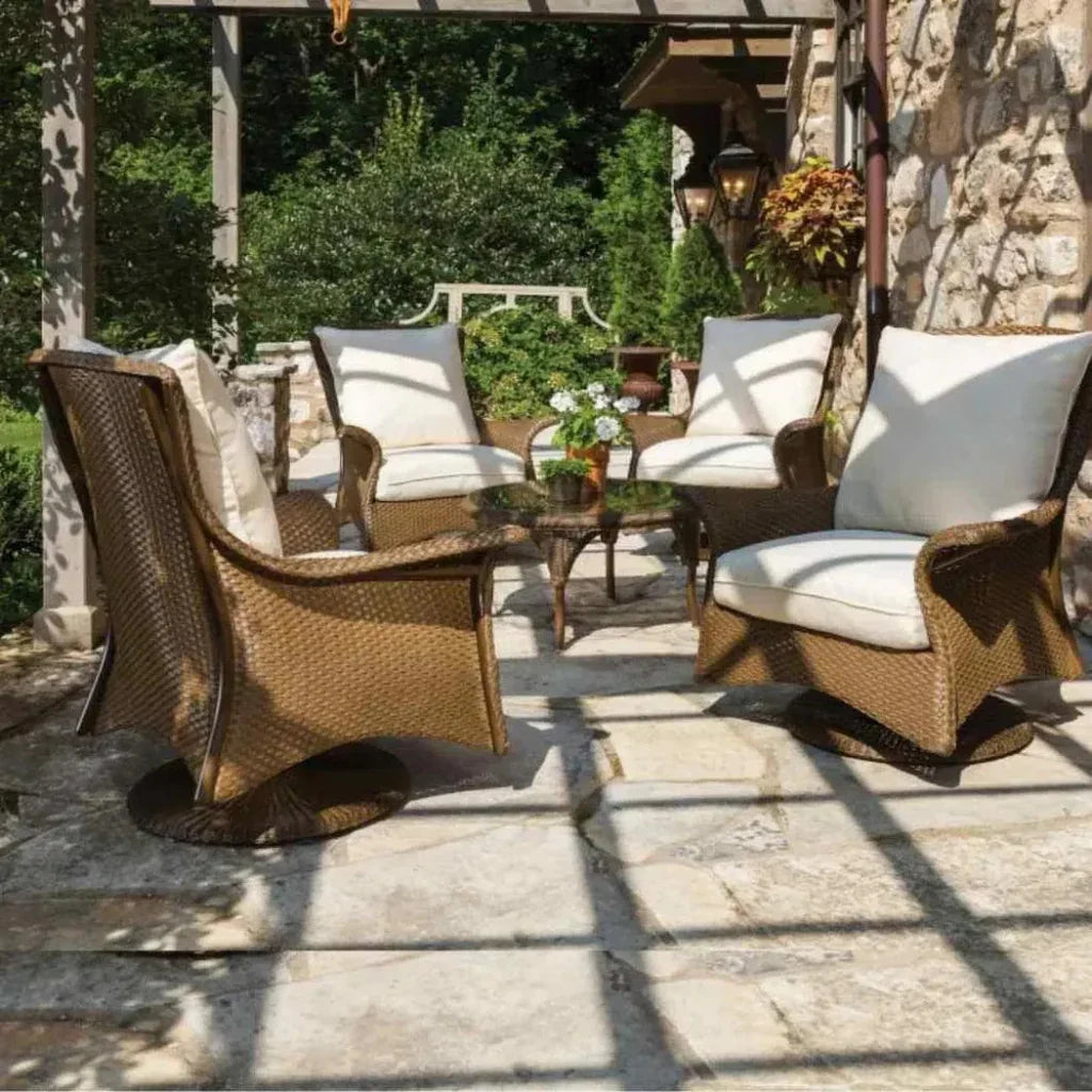 Mandalay Swivel Rocker Lounge Chair - LOOMLAN - Lloyd Flanders - Outdoor Lounge Chairs