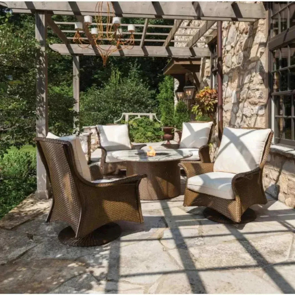 Mandalay Swivel Rocker Lounge Chair - LOOMLAN - Lloyd Flanders - Outdoor Lounge Chairs