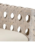 Mandaue Whitewash Rattan Frame Bistro Chair - LOOMLAN - Wildwood - Club Chairs