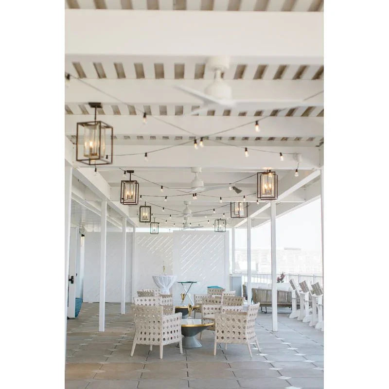 Mandaue Whitewash Rattan Frame Bistro Chair - LOOMLAN - Wildwood - Club Chairs