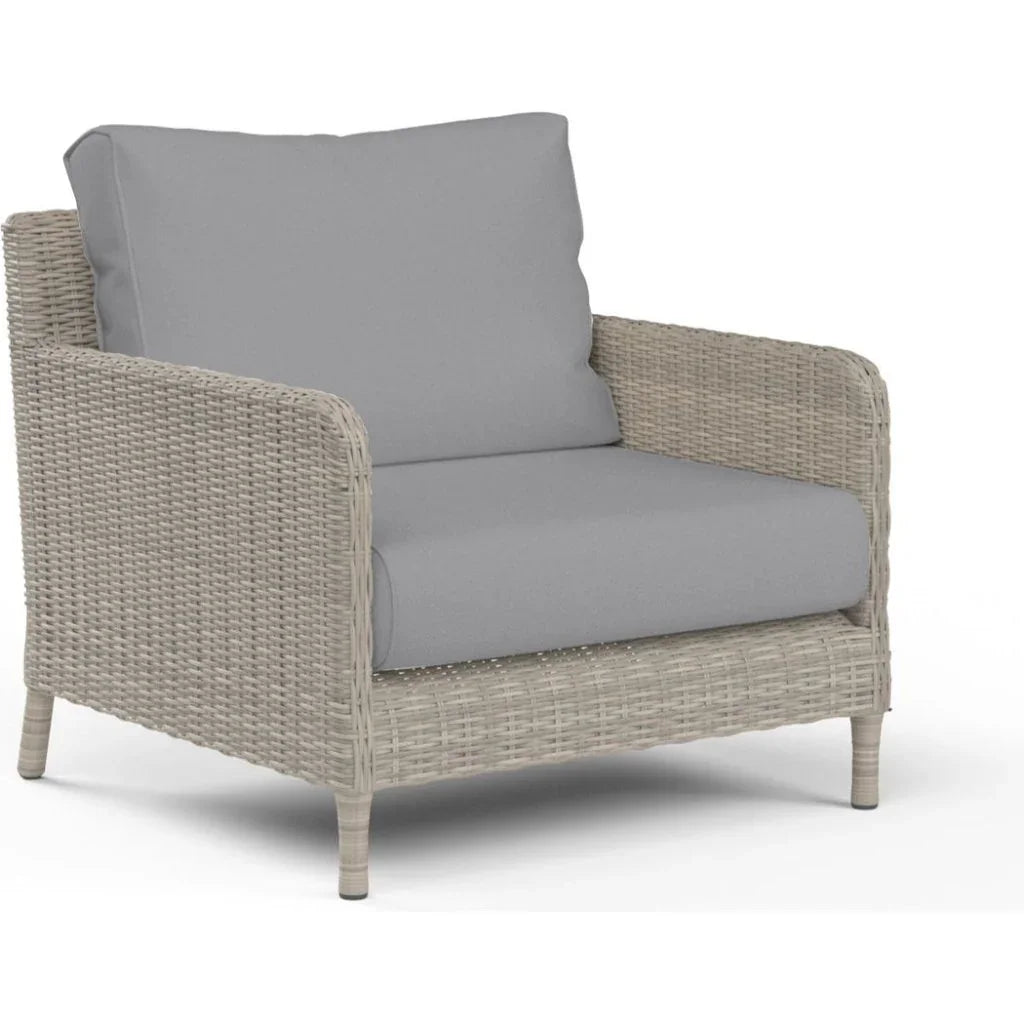 Manhattan Sunbrella Outdoor Club Chair - LOOMLAN - Sunset West - Outdoor Accent Chairs