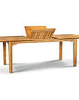 HiTeak Manorhouse 7-PC Outdoor Dining Set Extendable Table