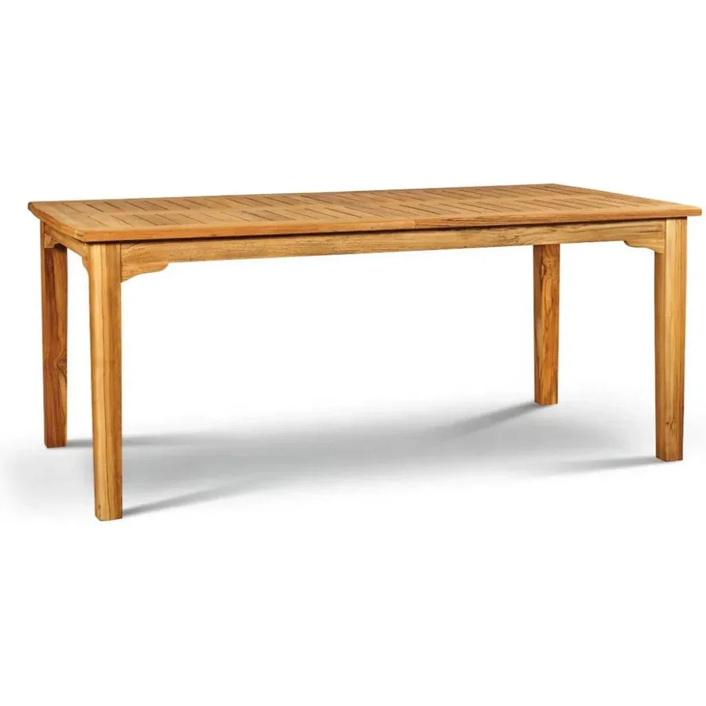 HiTeak Manorhouse 7-PC Outdoor Dining Set Extendable Table