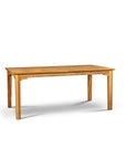 Manorhouse Teak Patio Rectangular Dining Set 7PC - LOOMLAN - HiTeak - Outdoor Dining Sets