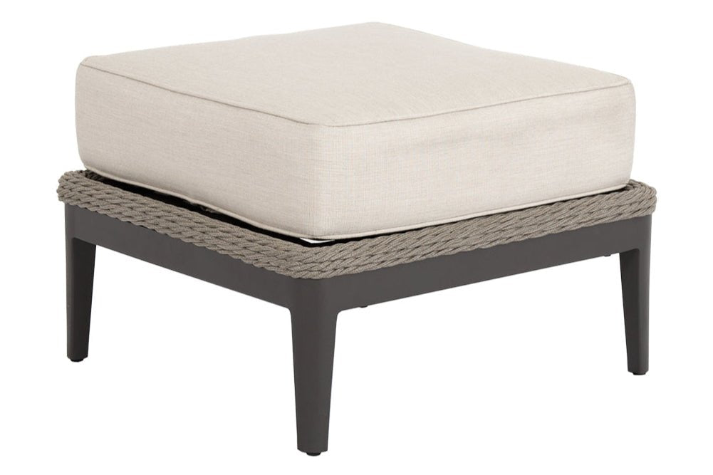 Marbella Sunbrella Outdoor Ottoman - LOOMLAN - Sunset West - Outdoor Ottomans