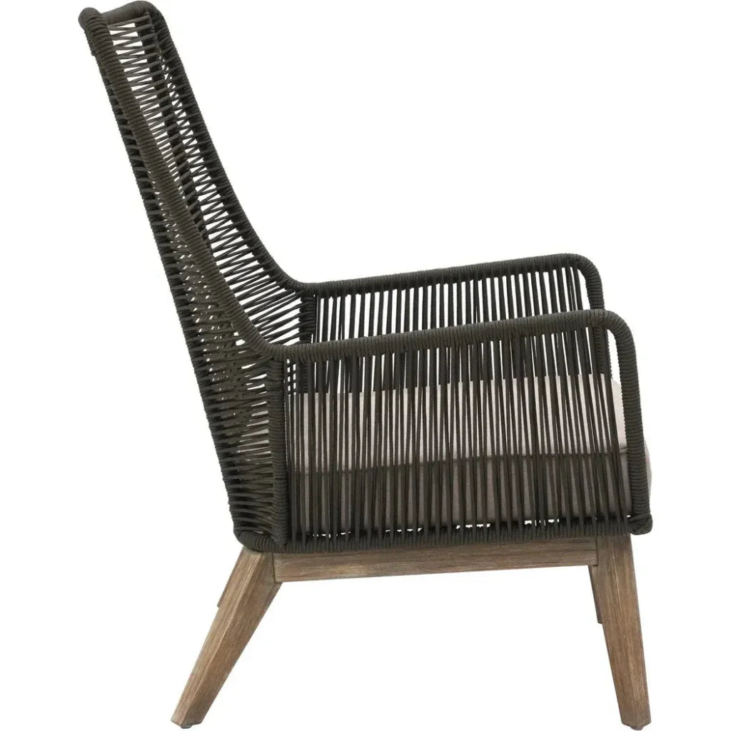 Seasonal Living Marco Polo Lounge Chair - Grey Outdoor Lounge Chair
