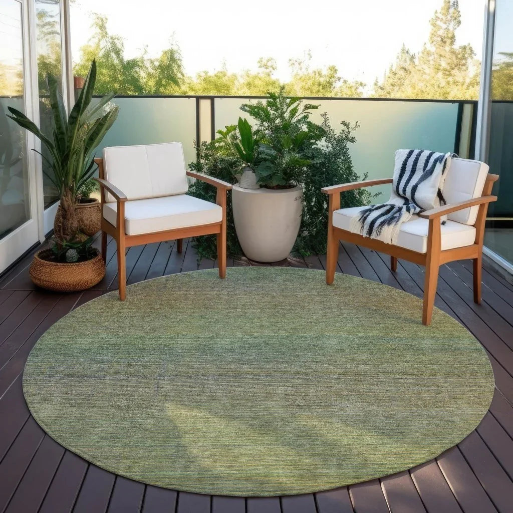 LOOMLAN Rugs Maria Green Washable Indoor-Outdoor Rug