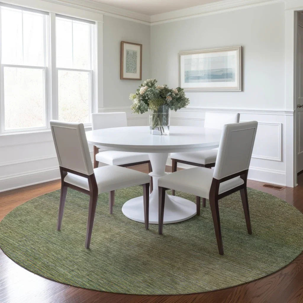 LOOMLAN Rugs Maria Green Washable Indoor-Outdoor Rug