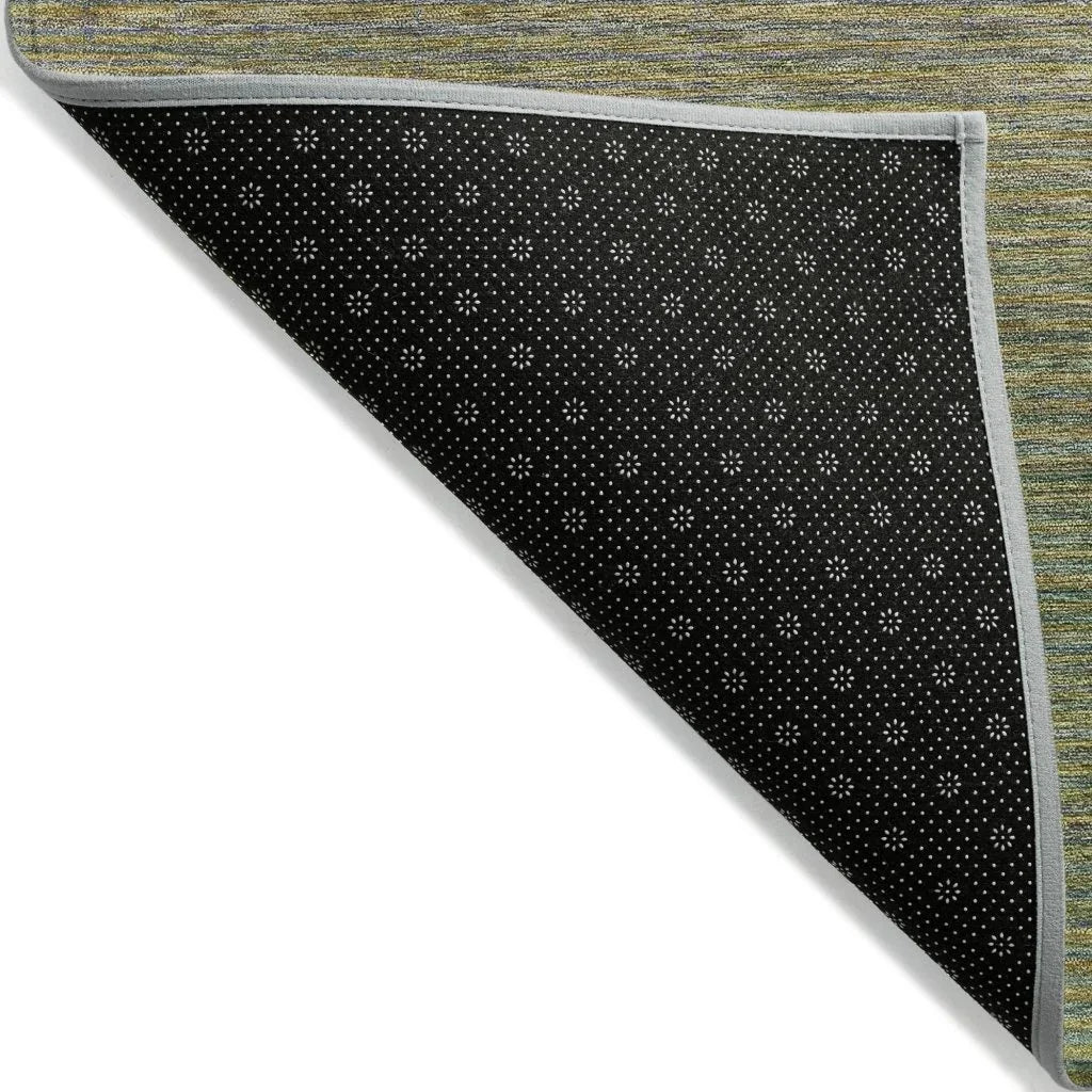 LOOMLAN Rugs Maria Green Washable Indoor-Outdoor Rug