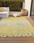 LOOMLAN Rugs Marilla Gold Washable Indoor-Outdoor Rug