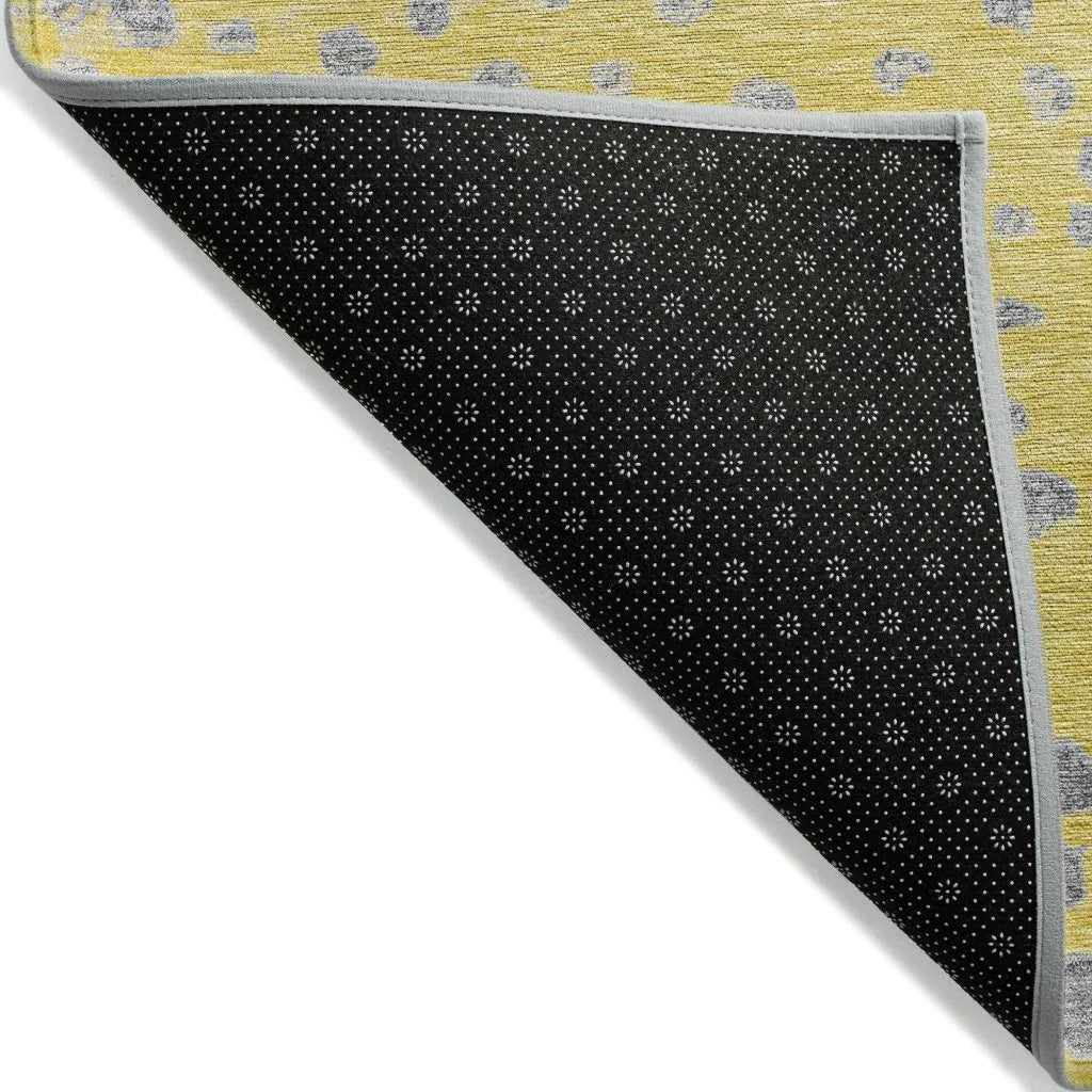 LOOMLAN Rugs Marilla Gold Washable Indoor-Outdoor Rug