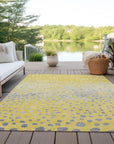 LOOMLAN Rugs Marilla Gold Washable Indoor-Outdoor Rug