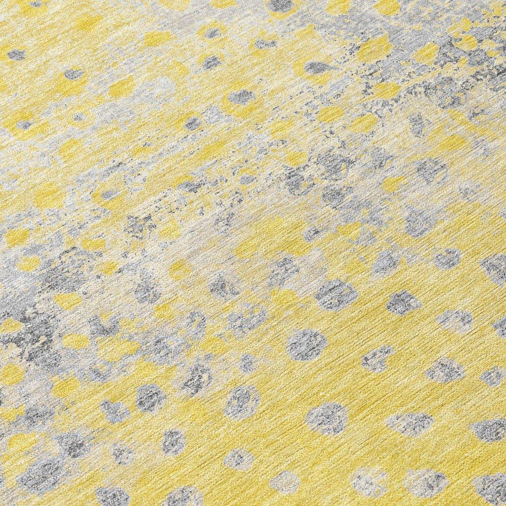 LOOMLAN Rugs Marilla Gold Washable Indoor-Outdoor Rug