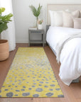 LOOMLAN Rugs Marilla Gold Washable Indoor-Outdoor Rug
