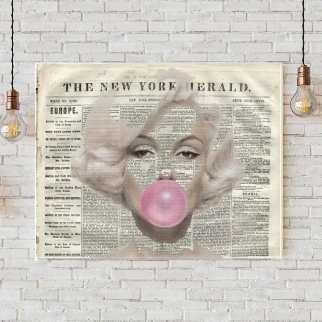 LOOMLAN Marilyn Monroe Wall Art Indoor Outdoor Canvas