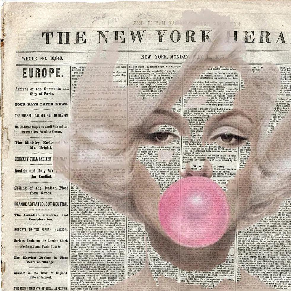 LOOMLAN Marilyn Monroe Wall Art Indoor Outdoor Canvas