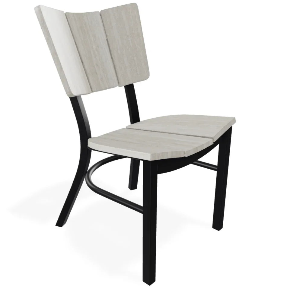 Telescope Marine Grade Polymer Aluminum Stacking Dining Chair