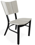 Telescope Marine Grade Polymer Aluminum Stacking Dining Chair