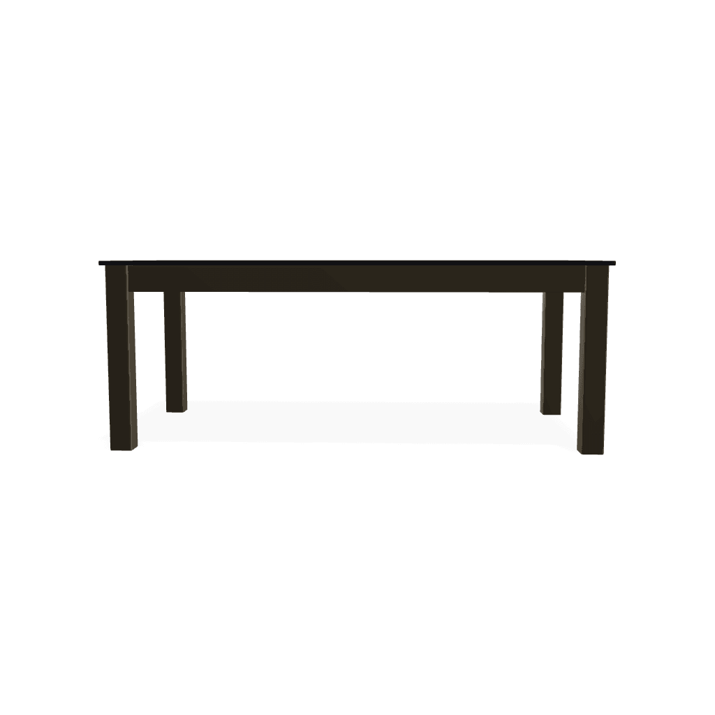 Marine Grade Polymer Rectangular Coffee Table - LOOMLAN - Telescope - Outdoor Coffee Tables