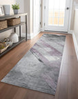 LOOMLAN Rugs Marisse Purple Washable Indoor-Outdoor Rug