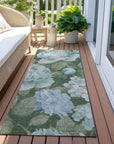 LOOMLAN Rugs Maroque Blue Washable Indoor-Outdoor Rug