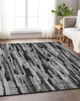 LOOMLAN Rugs Marrah Gray Washable Indoor-Outdoor Rug