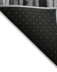 LOOMLAN Rugs Marrah Gray Washable Indoor-Outdoor Rug