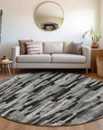 LOOMLAN Rugs Marrah Gray Washable Indoor-Outdoor Rug