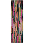 LOOMLAN Rugs Marrah Pink Washable Indoor-Outdoor Rug