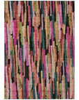 LOOMLAN Rugs Marrah Pink Washable Indoor-Outdoor Rug