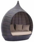 Martinique Beach Daybed Brown & Beige - LOOMLAN - Zuo Modern - Outdoor Daybeds