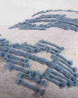 LOOMLAN Medallion Blue Lumbar Outdoor Pillow
