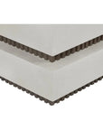 Seasonal Living Meditation Rectangle  White Outdoor Dining Table