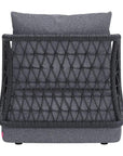 Mekan Gray Armless Accent Chair - LOOMLAN - Zuo Modern - Outdoor Accent Chairs