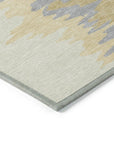 LOOMLAN Rugs Meleya Gold Washable Indoor-Outdoor Rug