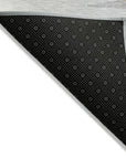 LOOMLAN Rugs Meleya Gray Washable Indoor-Outdoor Rug