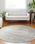 LOOMLAN Rugs Meleya Ivory Washable Indoor-Outdoor Rug