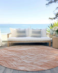 LOOMLAN Rugs Melinae Orange Washable Indoor-Outdoor Rug