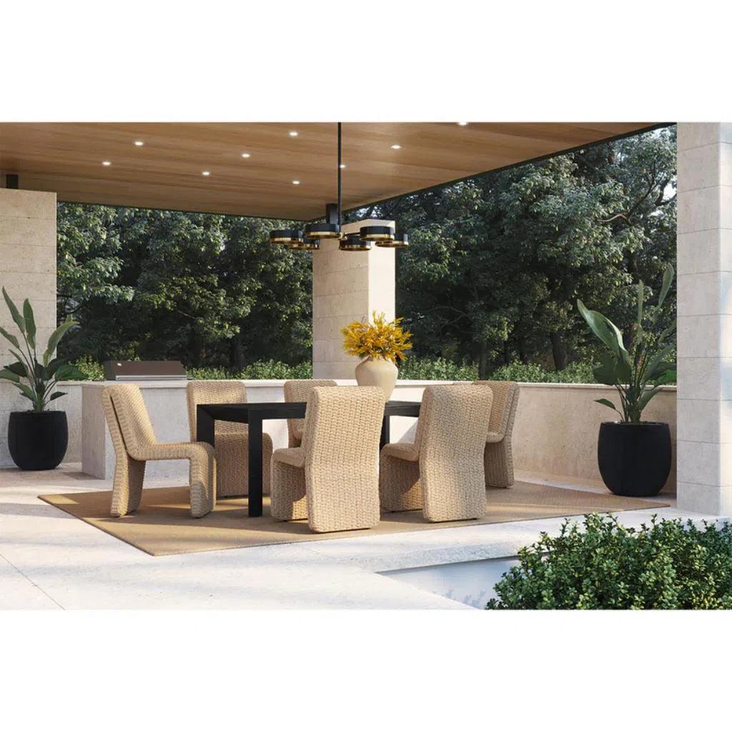 Merano Aluminum Outdoor Dining Table - LOOMLAN - SUNPAN - Outdoor Dining Tables