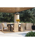 Merano Aluminum Outdoor Dining Table - LOOMLAN - SUNPAN - Outdoor Dining Tables