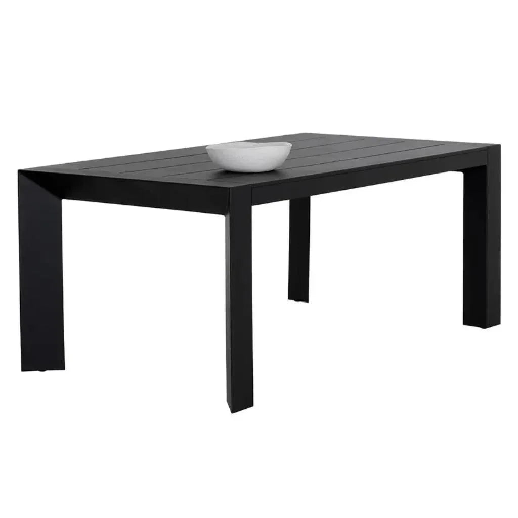 Merano Aluminum Outdoor Dining Table - LOOMLAN - SUNPAN - Outdoor Dining Tables