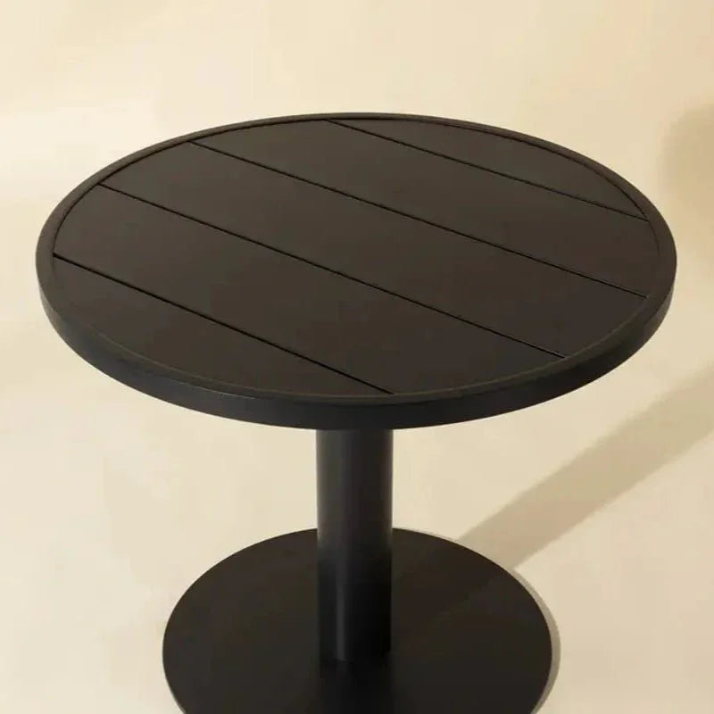 SUNPAN Merano Black Aluminum Outdoor Bistro Table